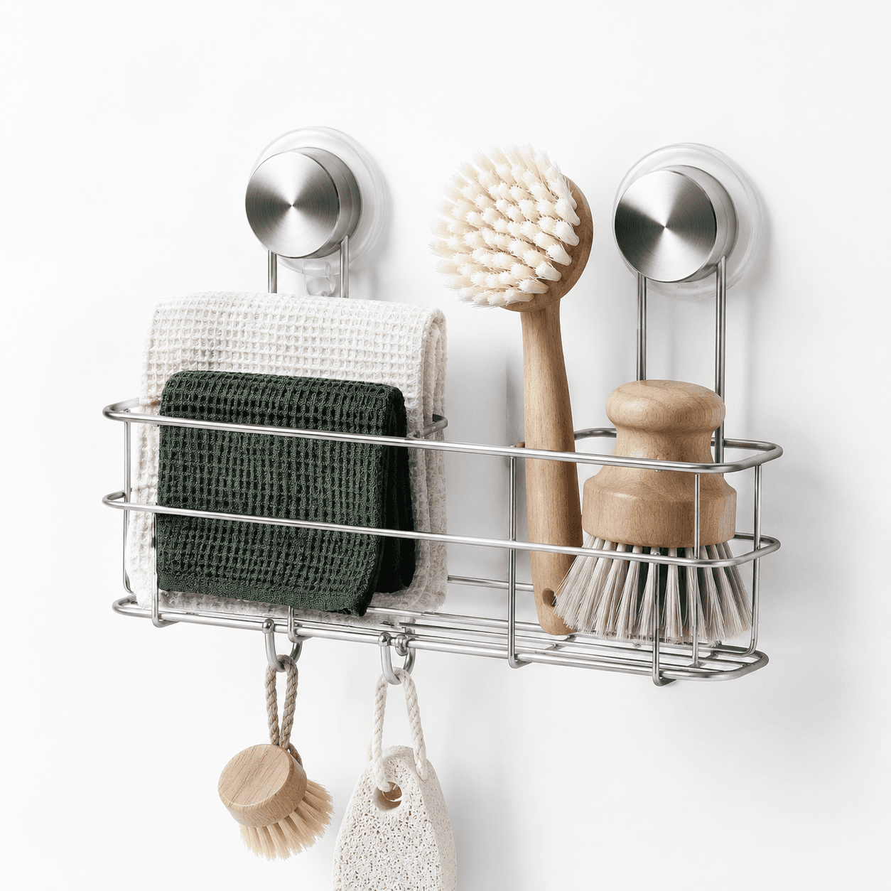 Dishcloth & Brush Hanging Rack