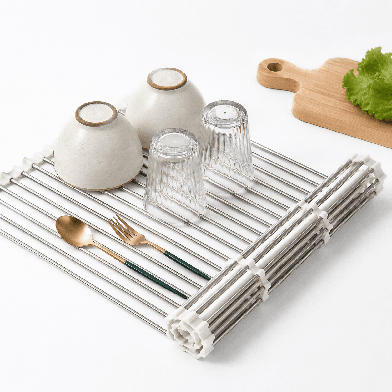 Roll-Up Dish Drying Rack
